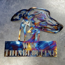 Greyhound Metal Wall Art