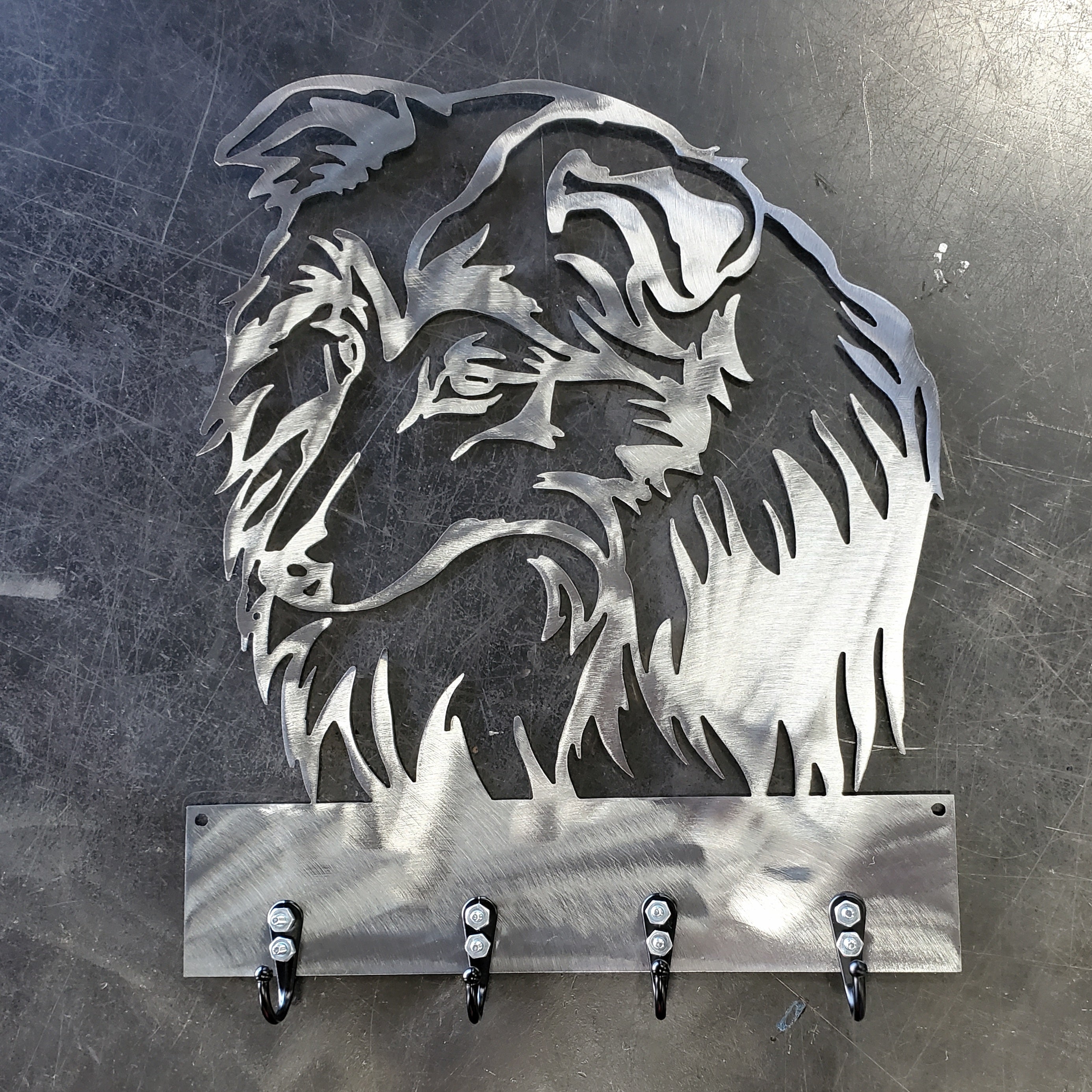 Sheltie Key & Leash Hanger