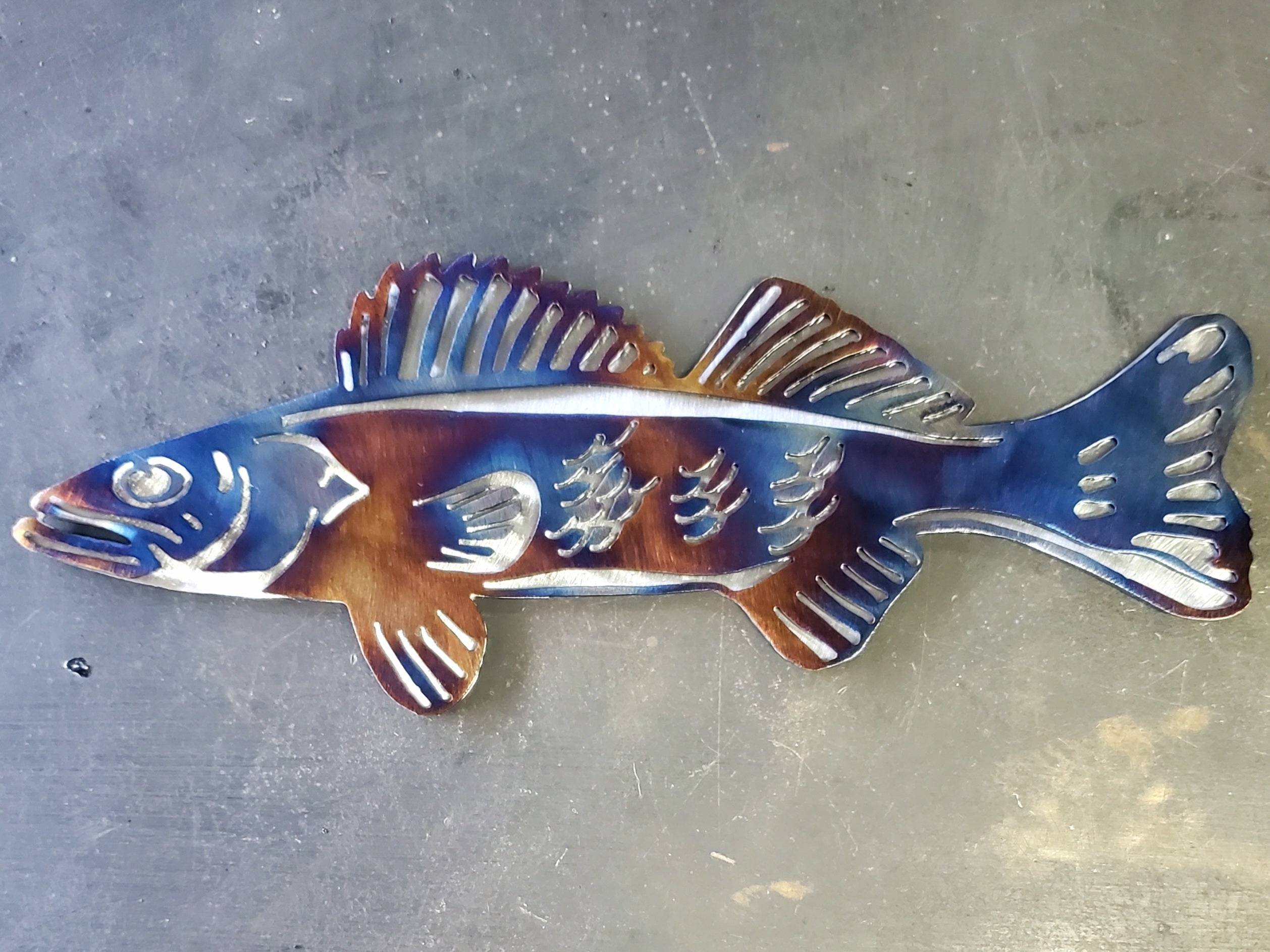 Walleye #2 Metal Art