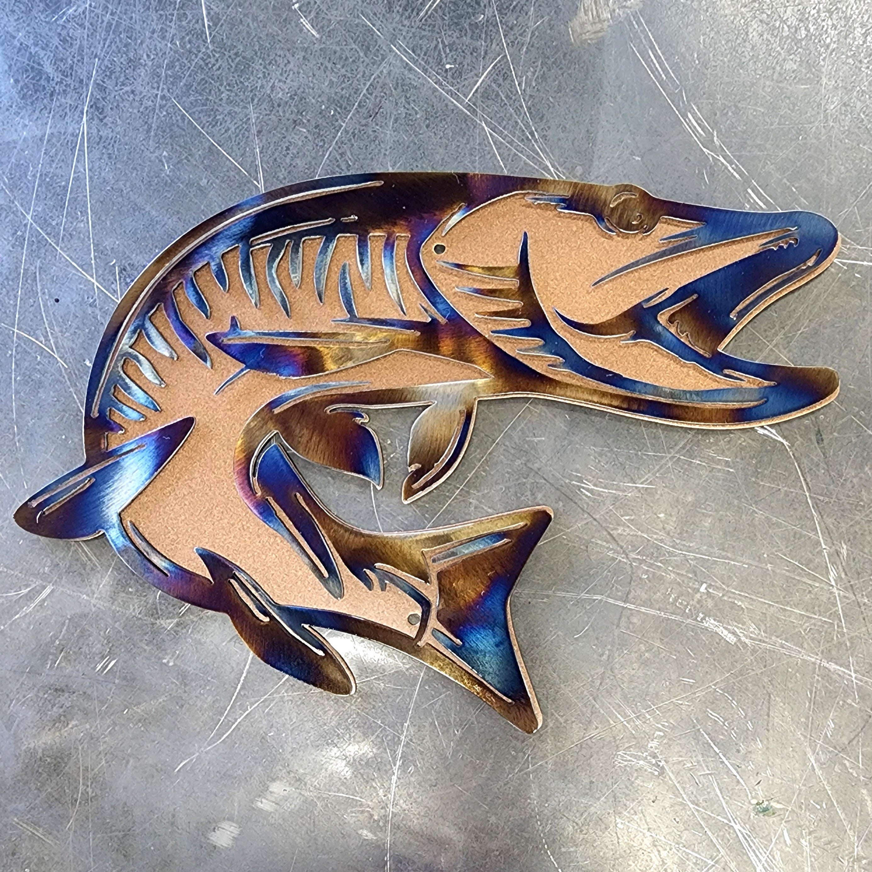 Muskie Metal Art