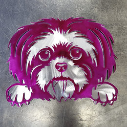 Shih Tzu Metal Wall Art