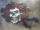 Grateful Dead Skull & Bones Metal Art