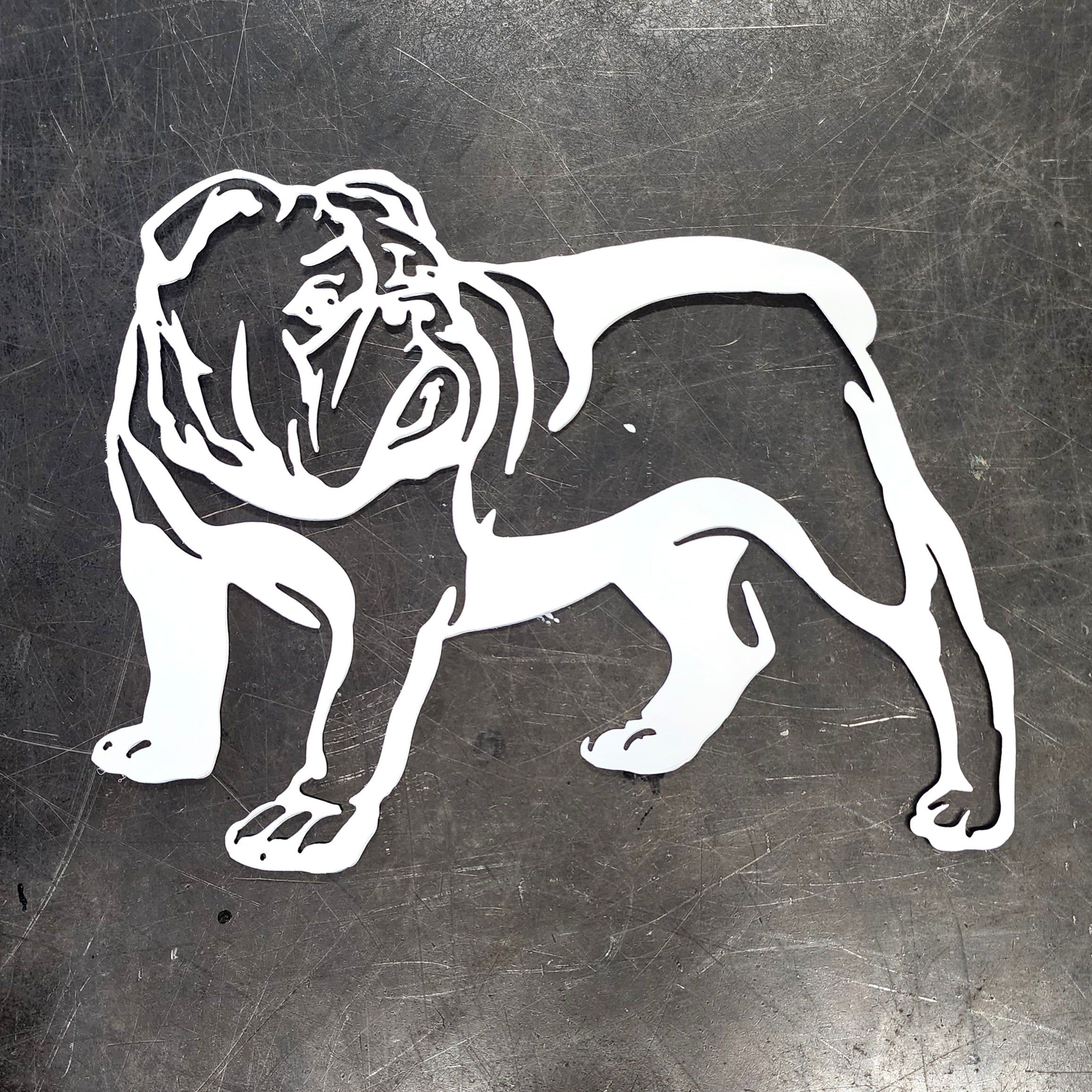 Bulldog #1 Metal Art