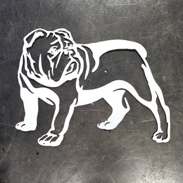 Bulldog Metal Wall Art