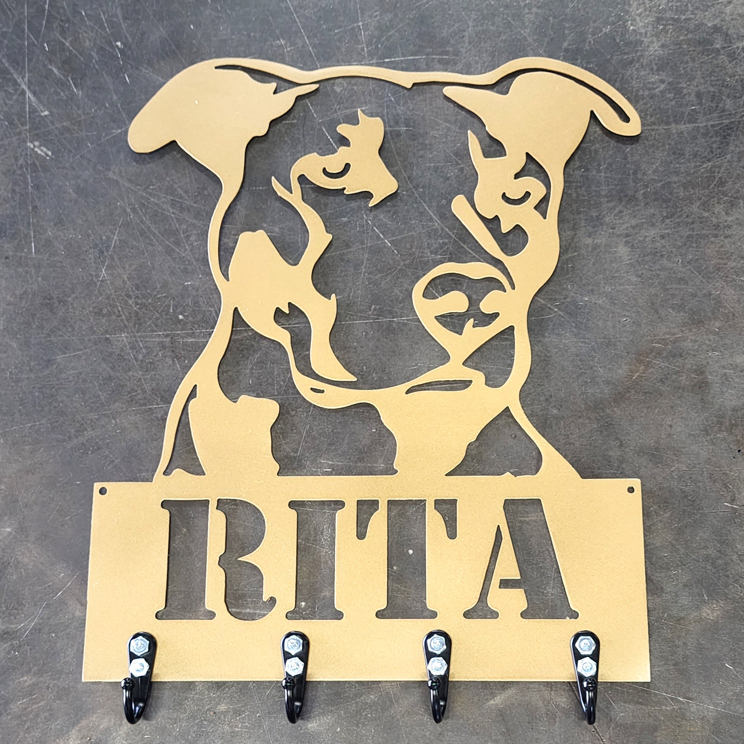 Pitbull #1 Key & Leash Hanger