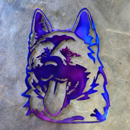 Akita Metal Wall Art