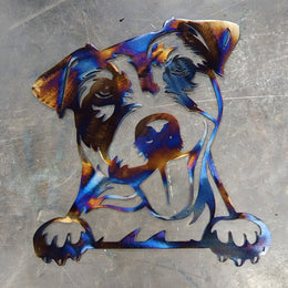 Jack Russell Terrier Metal Wall Art