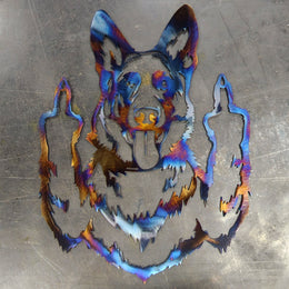 German Shepherd Metal Wall Art
