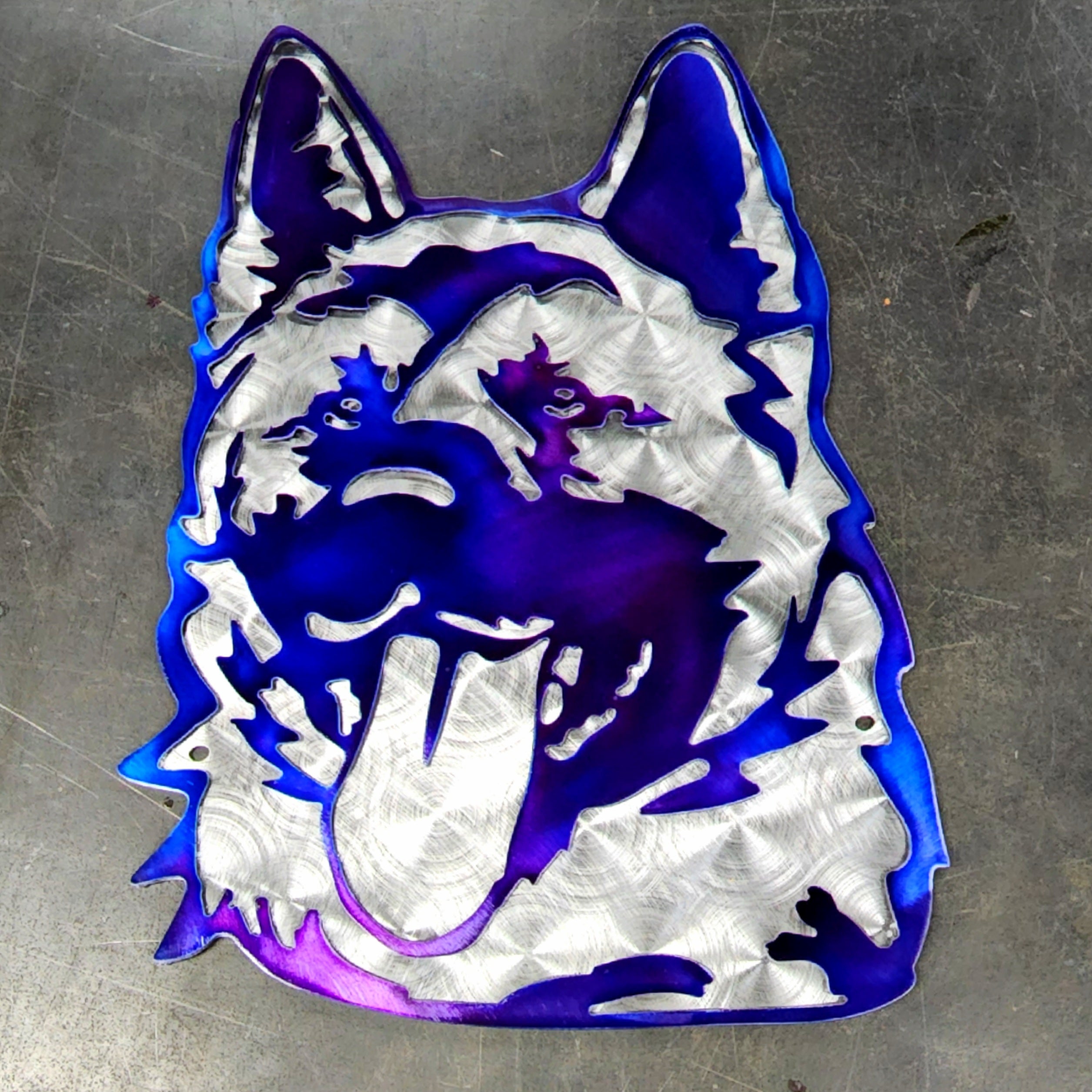 Akita Metal Art