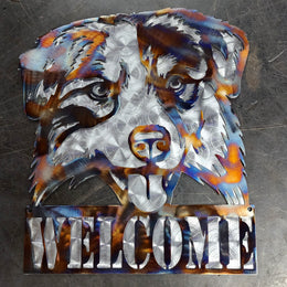 Australian Shepherd Metal Wall Art