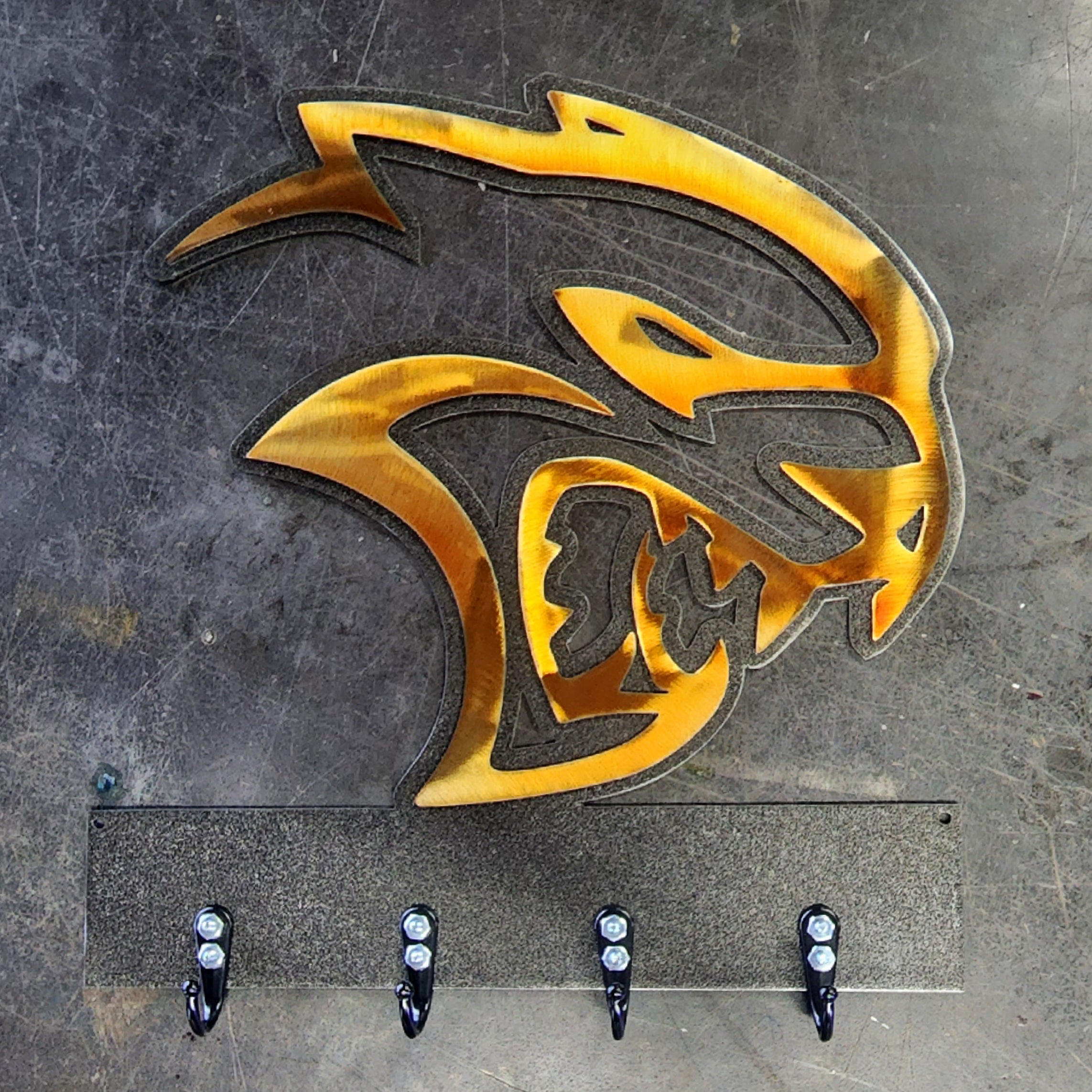 Dodge Hellcat Key & Leash Hanger