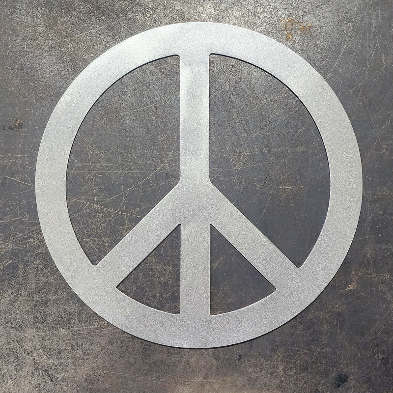 Peace Sign Metal Art