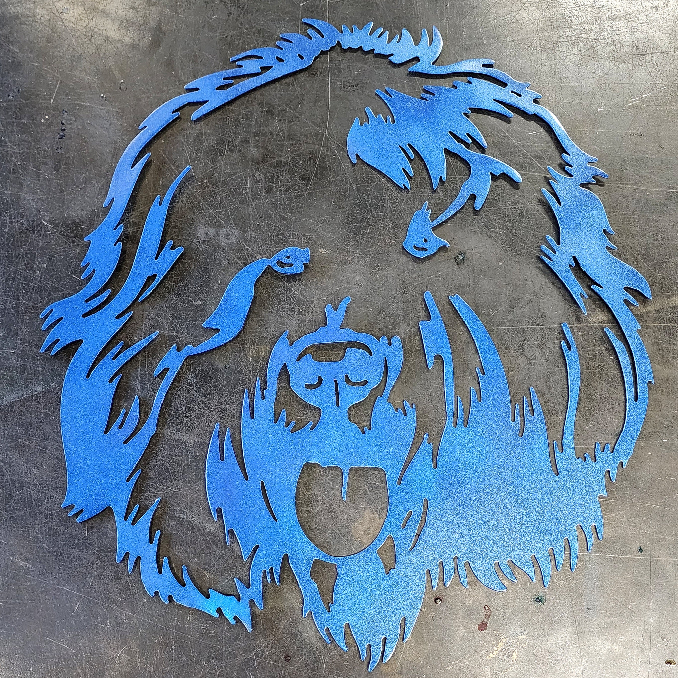 Old English Sheepdog #2 Metal Art