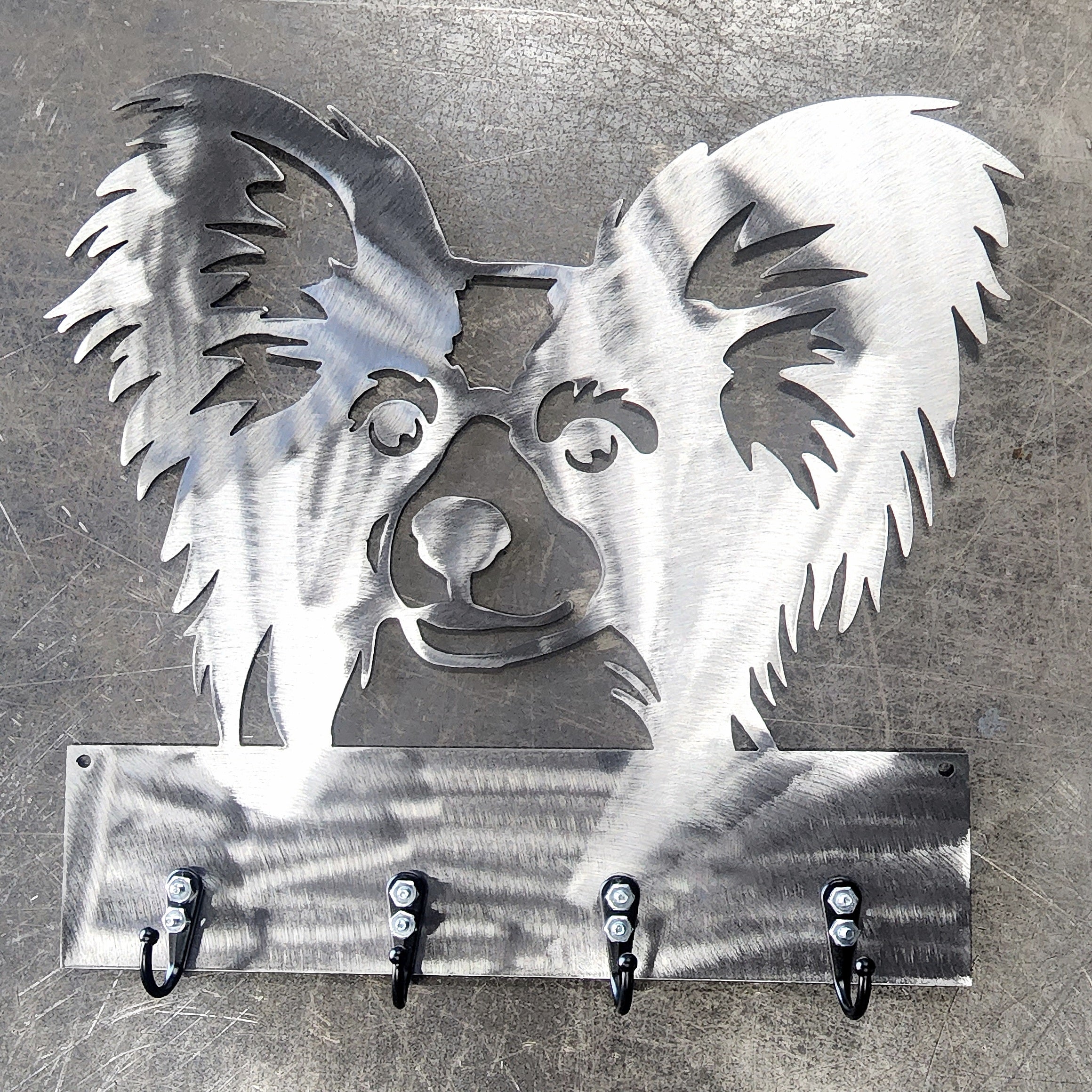 Papillon Key & Leash Hanger