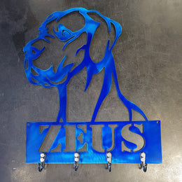 Great Dane Key & Leash Hanger