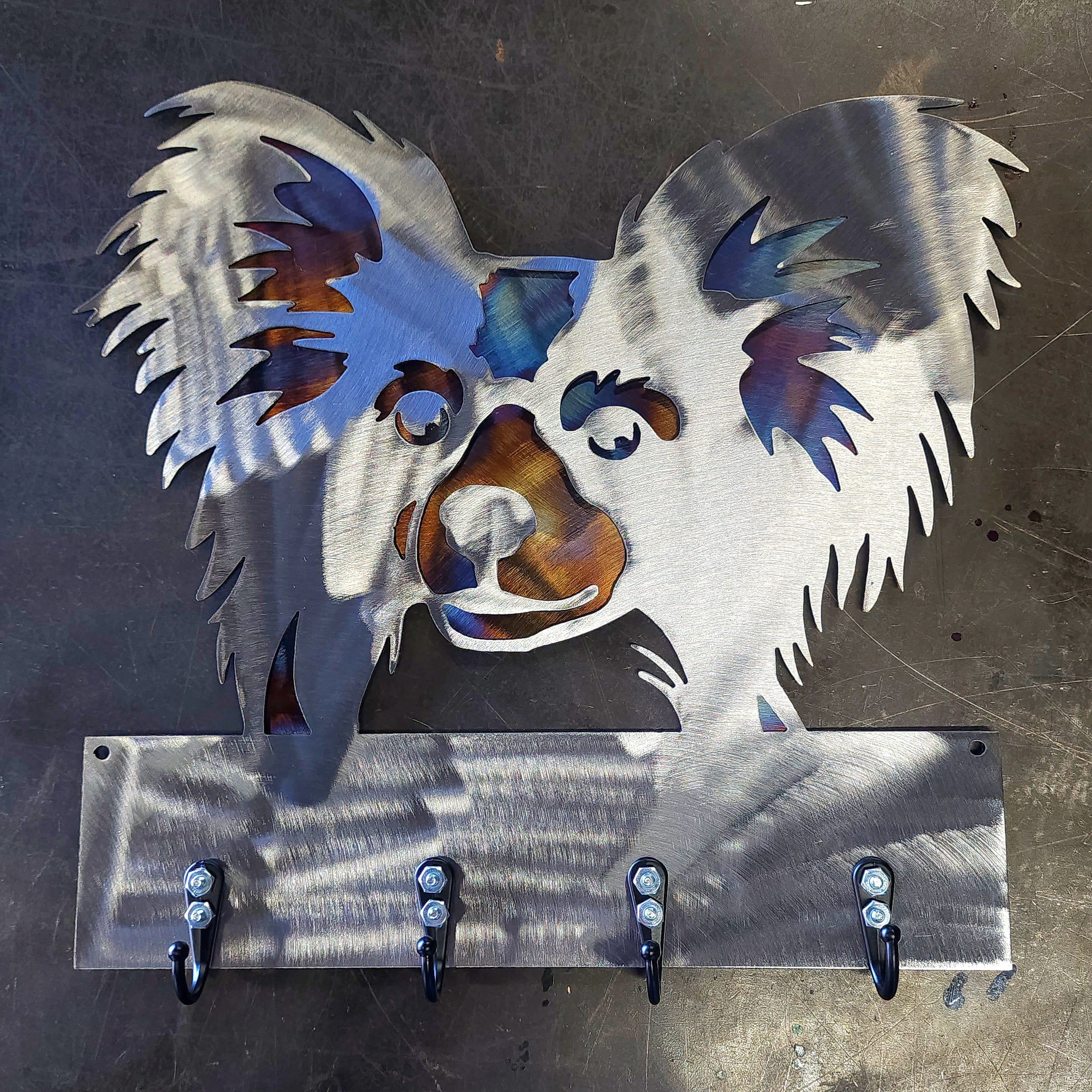 Papillon Key & Leash Hanger