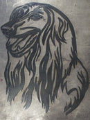 Afghan Hound Metal Art