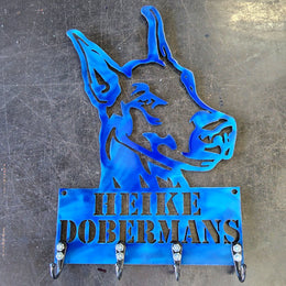 Doberman Pinscher Key & Leash Hanger