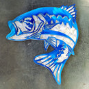 Largemouth Bass Metal Art