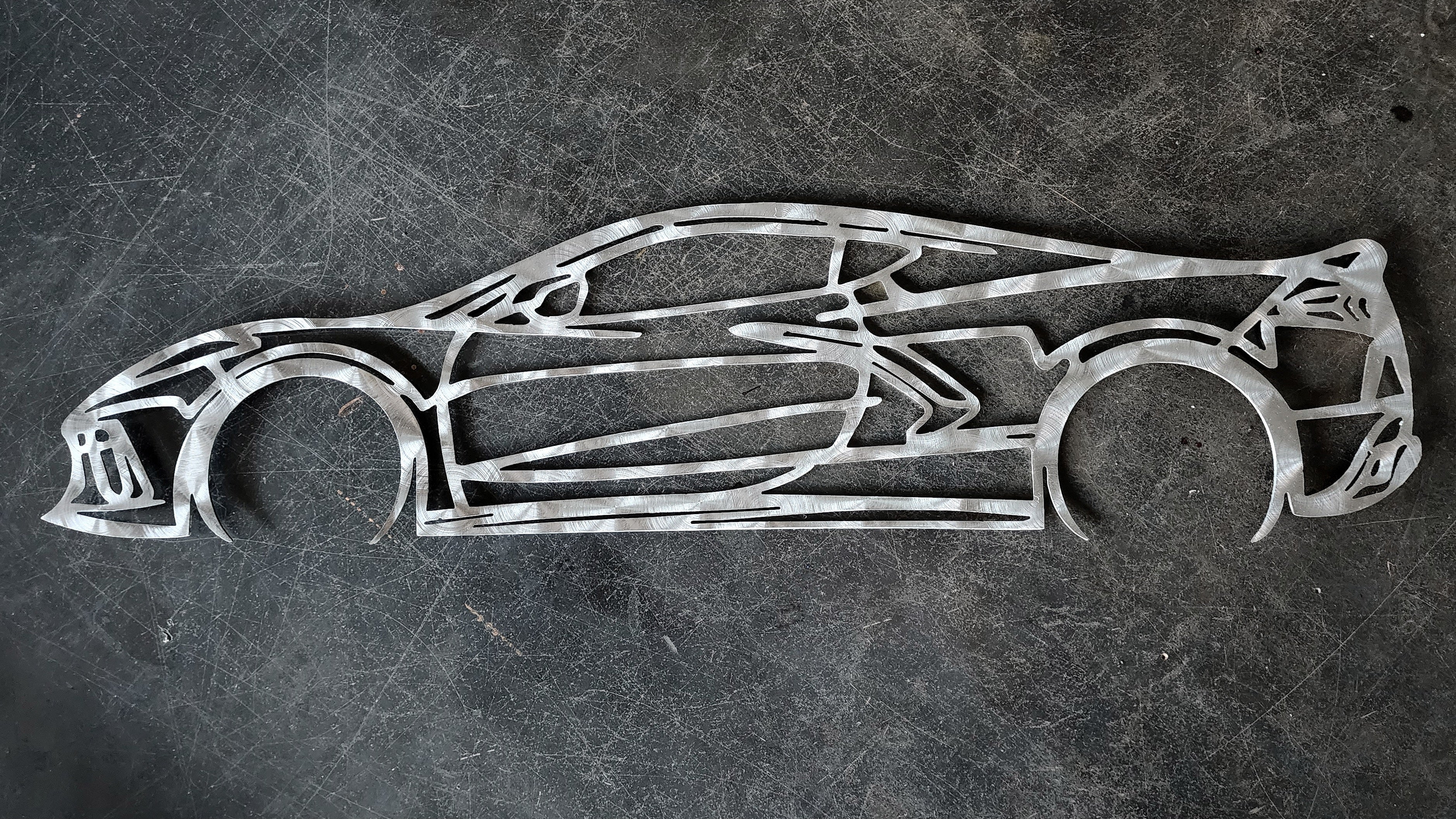 Corvette C8 #1 Metal Art
