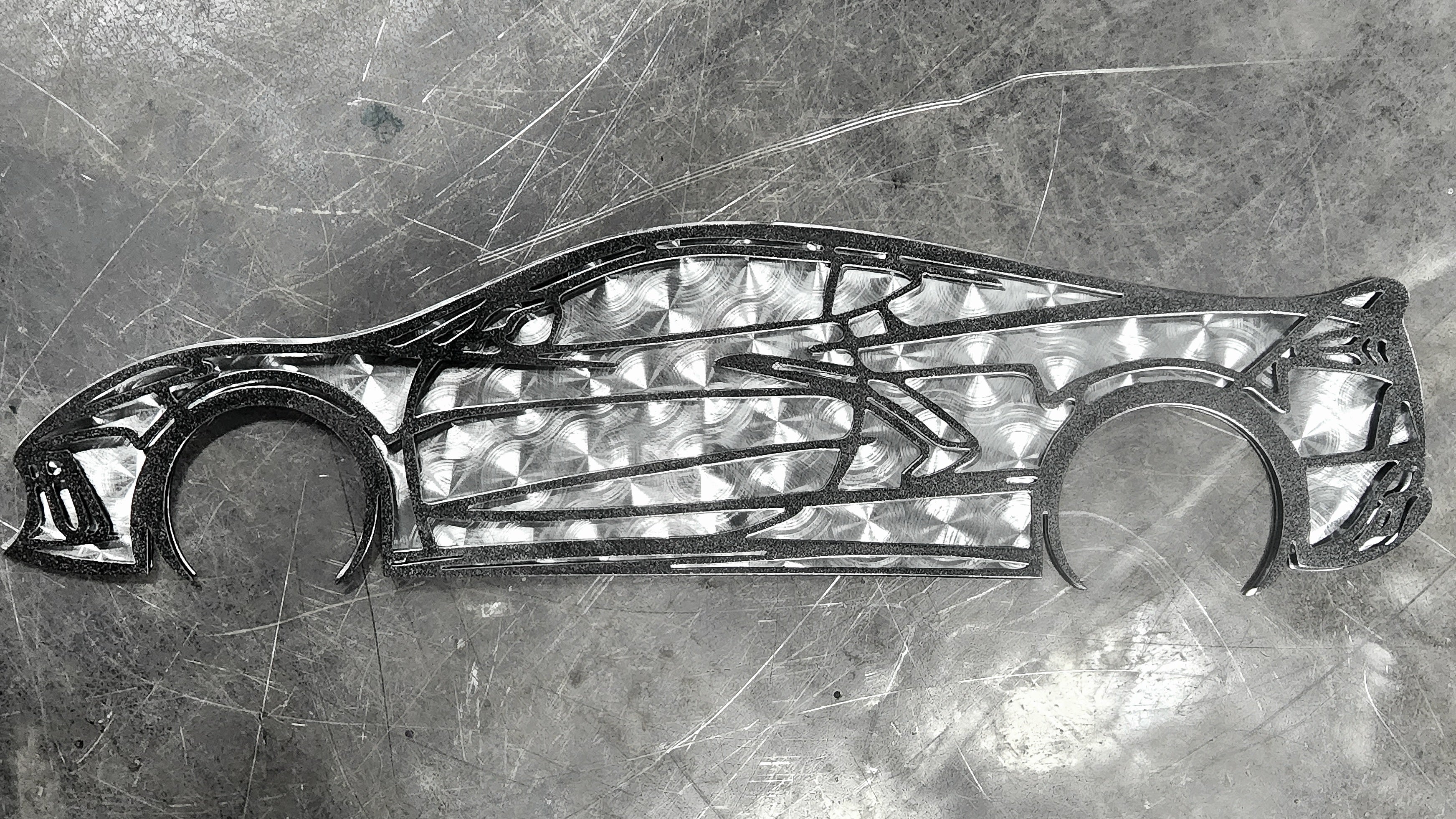 Corvette C8 #1 Metal Art