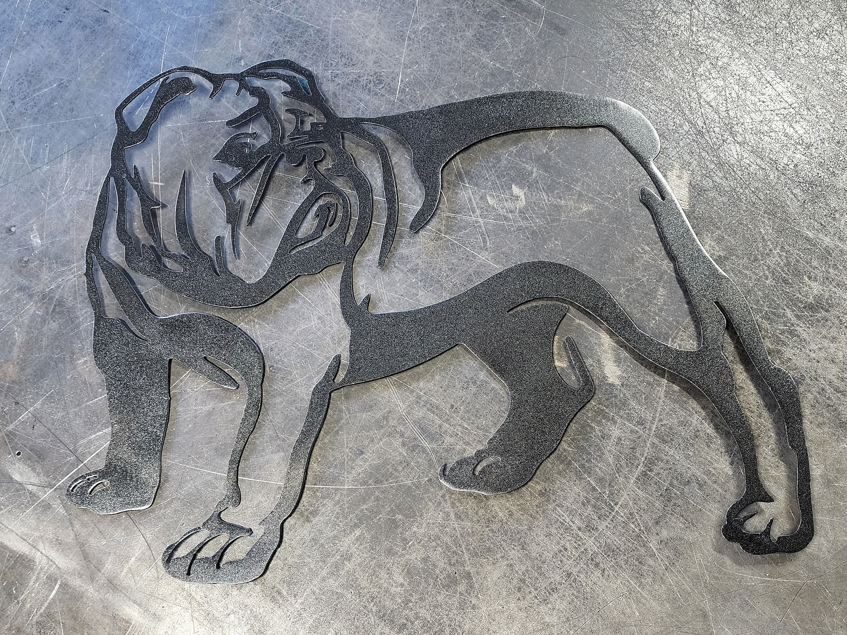 Bulldog #1 Metal Art