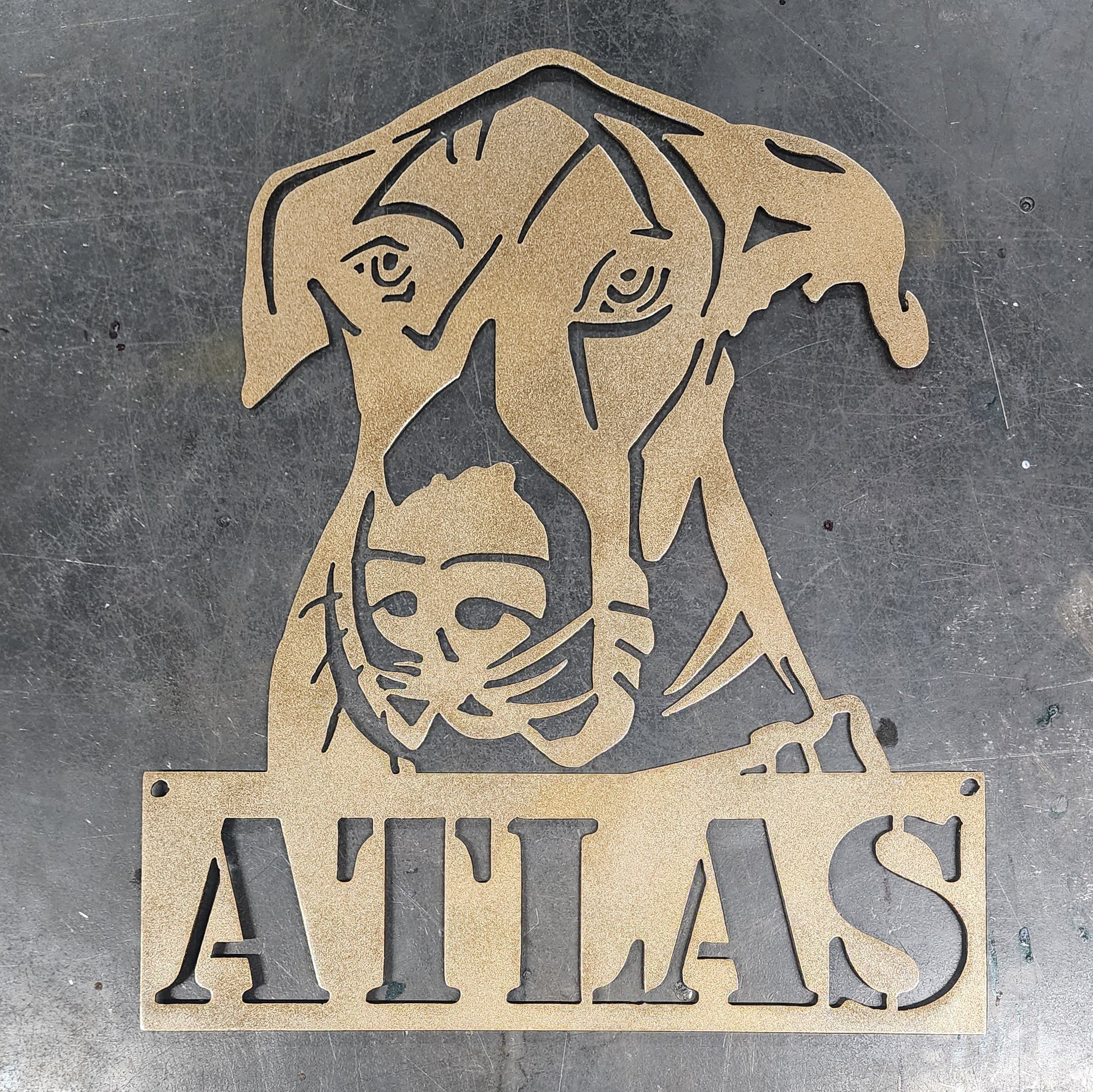 Great Dane #3 Metal Art