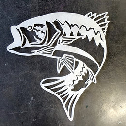 Largemouth Bass Metal Wall Art