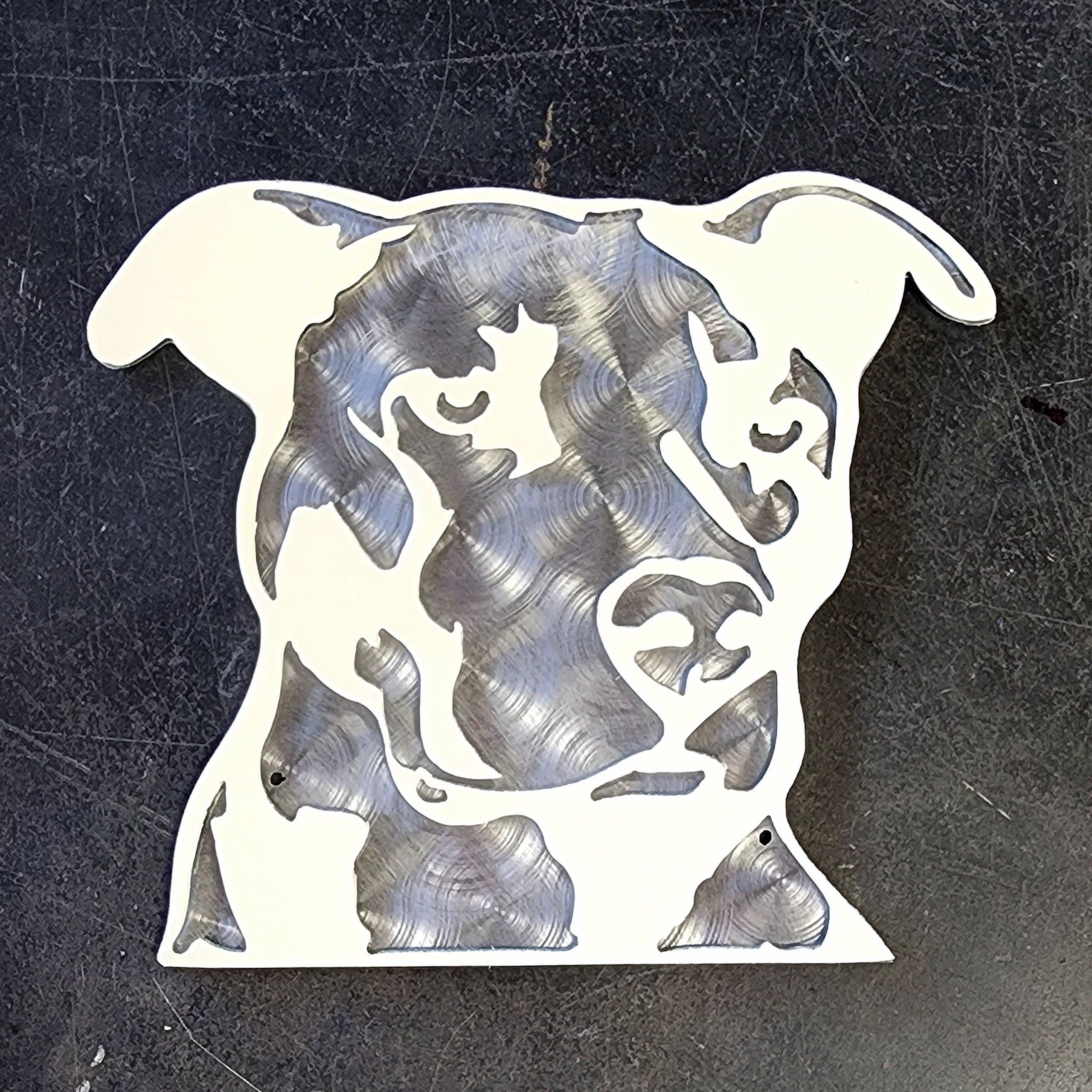 Pitbull Metal Wall Art #1