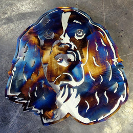 Springer Spaniel Metal Wall Art