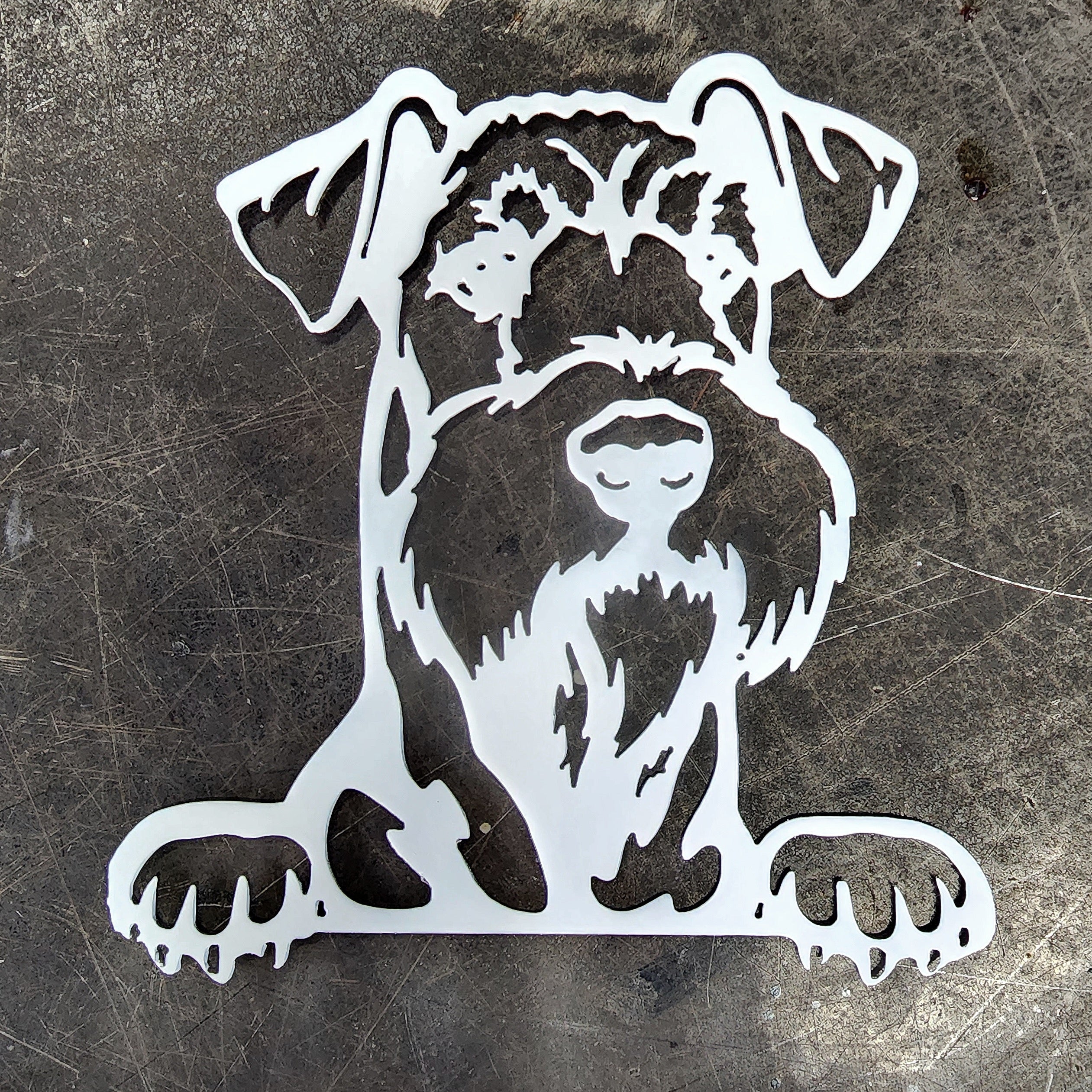 Airedale Terrier #2 Metal Art