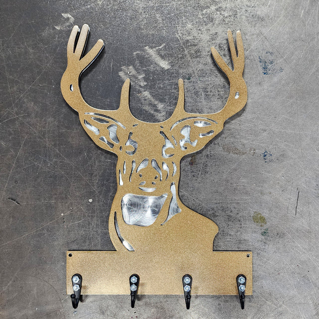 White-Tailed Deer Key & Leash Hanger #1