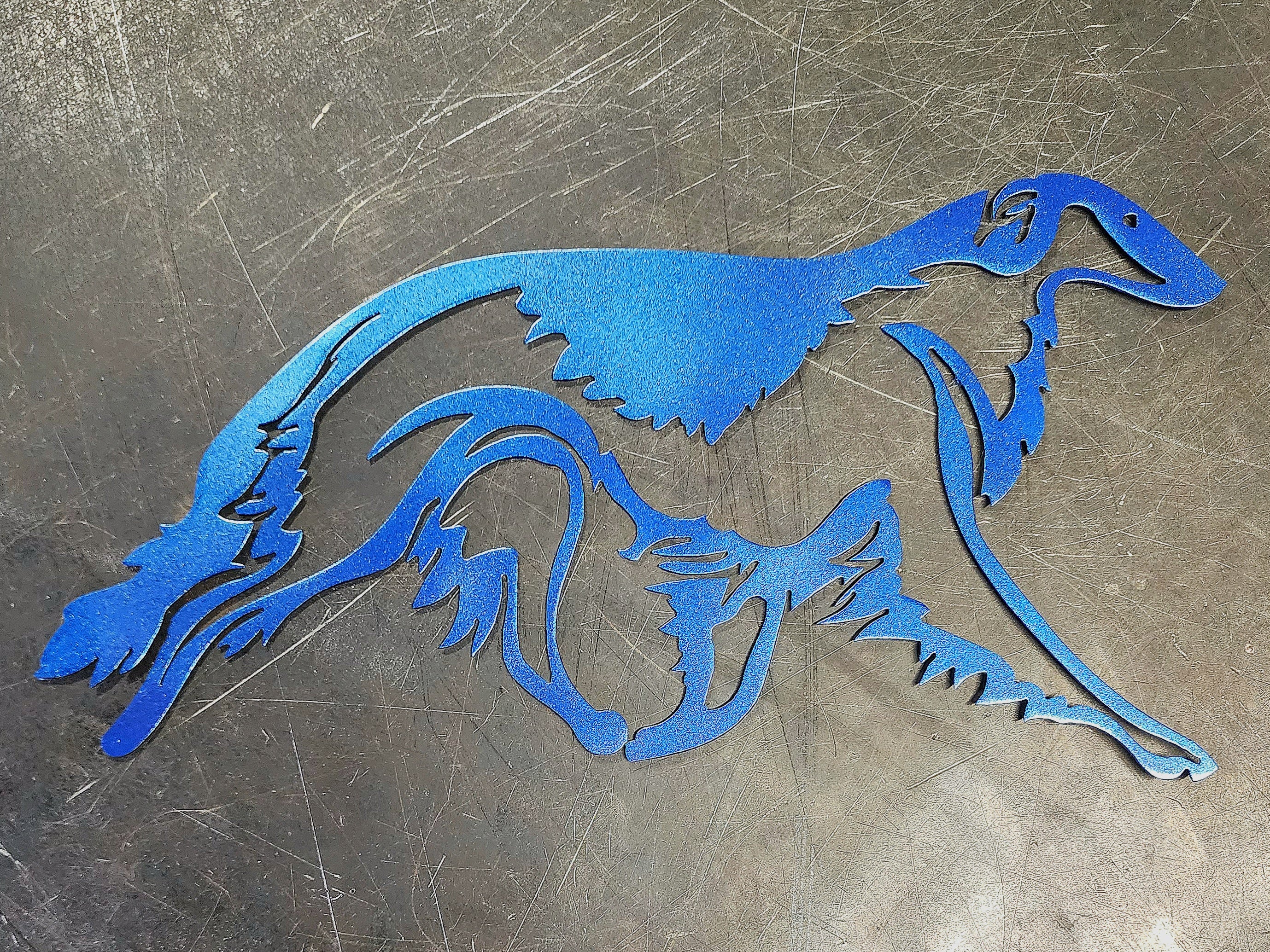 Borzoi #2 Metal Art