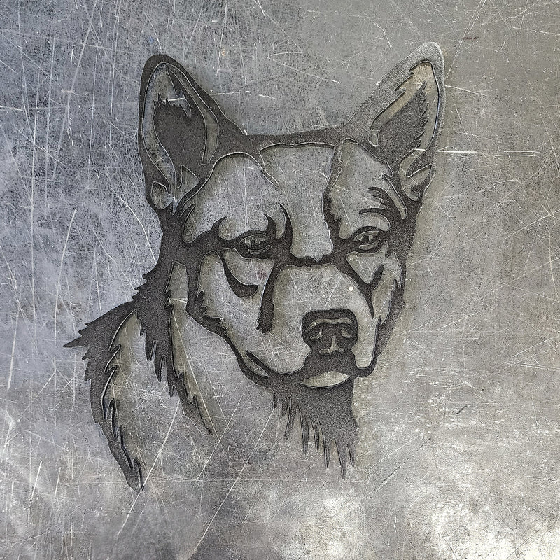 Australian Cattle Dog Metal Art