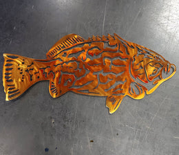 Grouper Metal Wall Art
