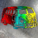 VW Bus Metal Art