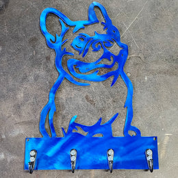 French Bulldog Key & Leash Hanger