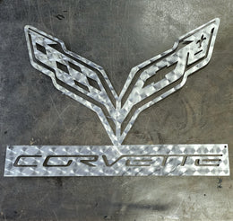 Corvette C7 Metal Wall Art