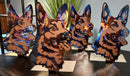 German Shepherd Free Standing Metal Art