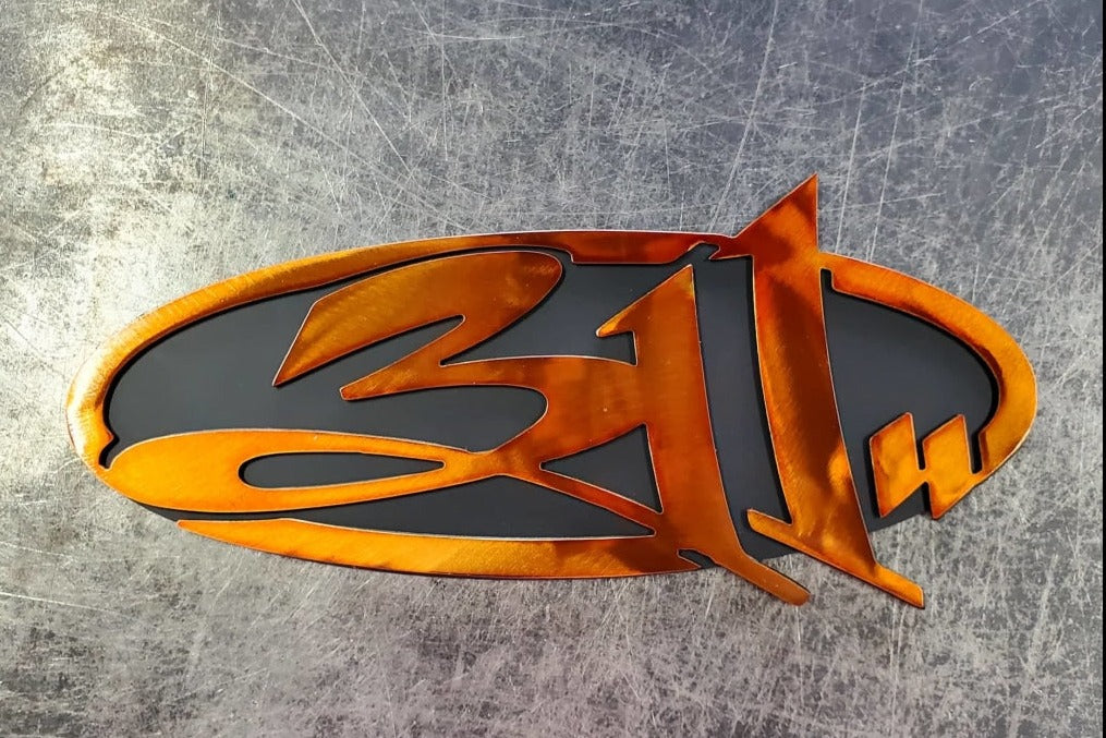 311 Metal Art Two-Piece / 8 X 4 Layered