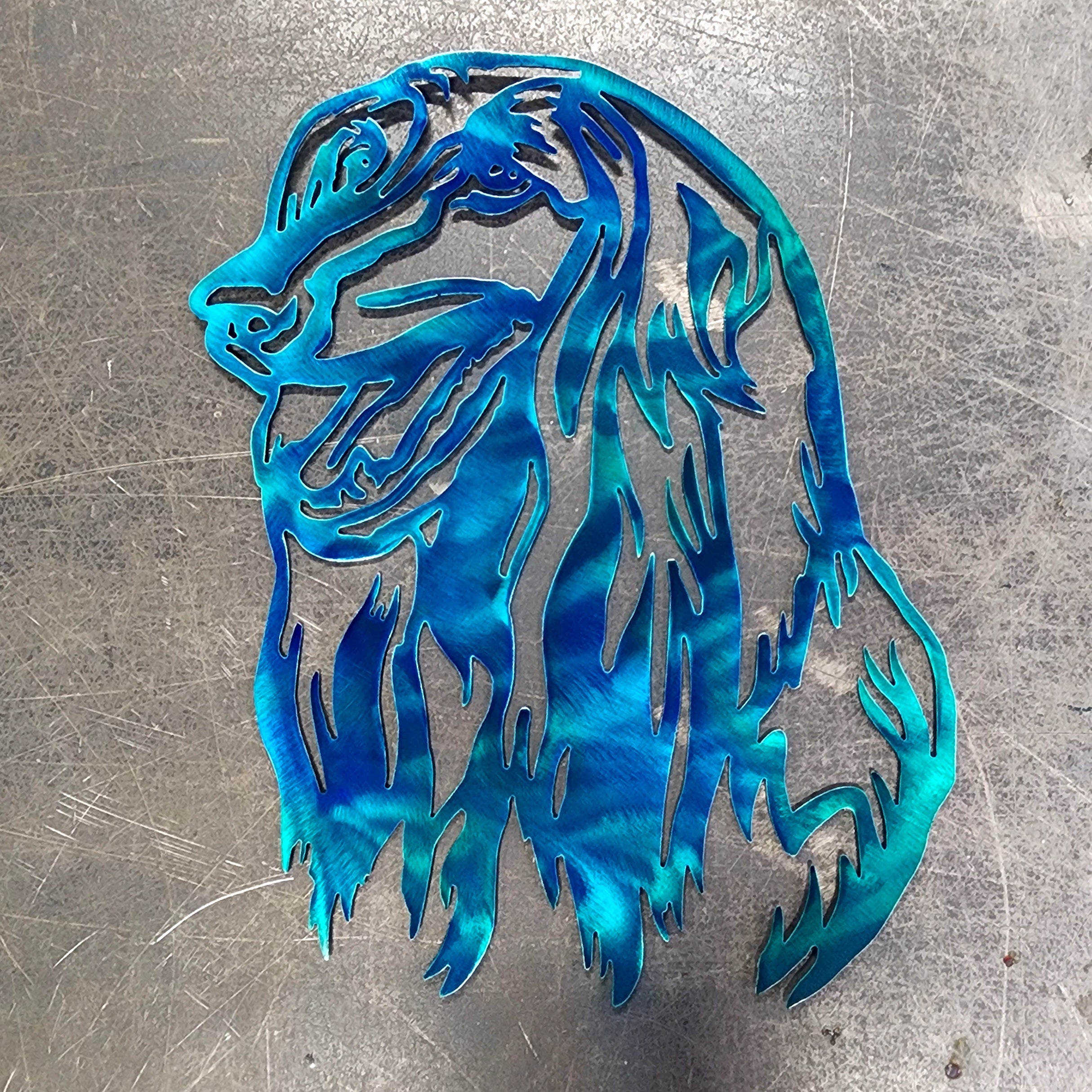 Afghan Hound Metal Art