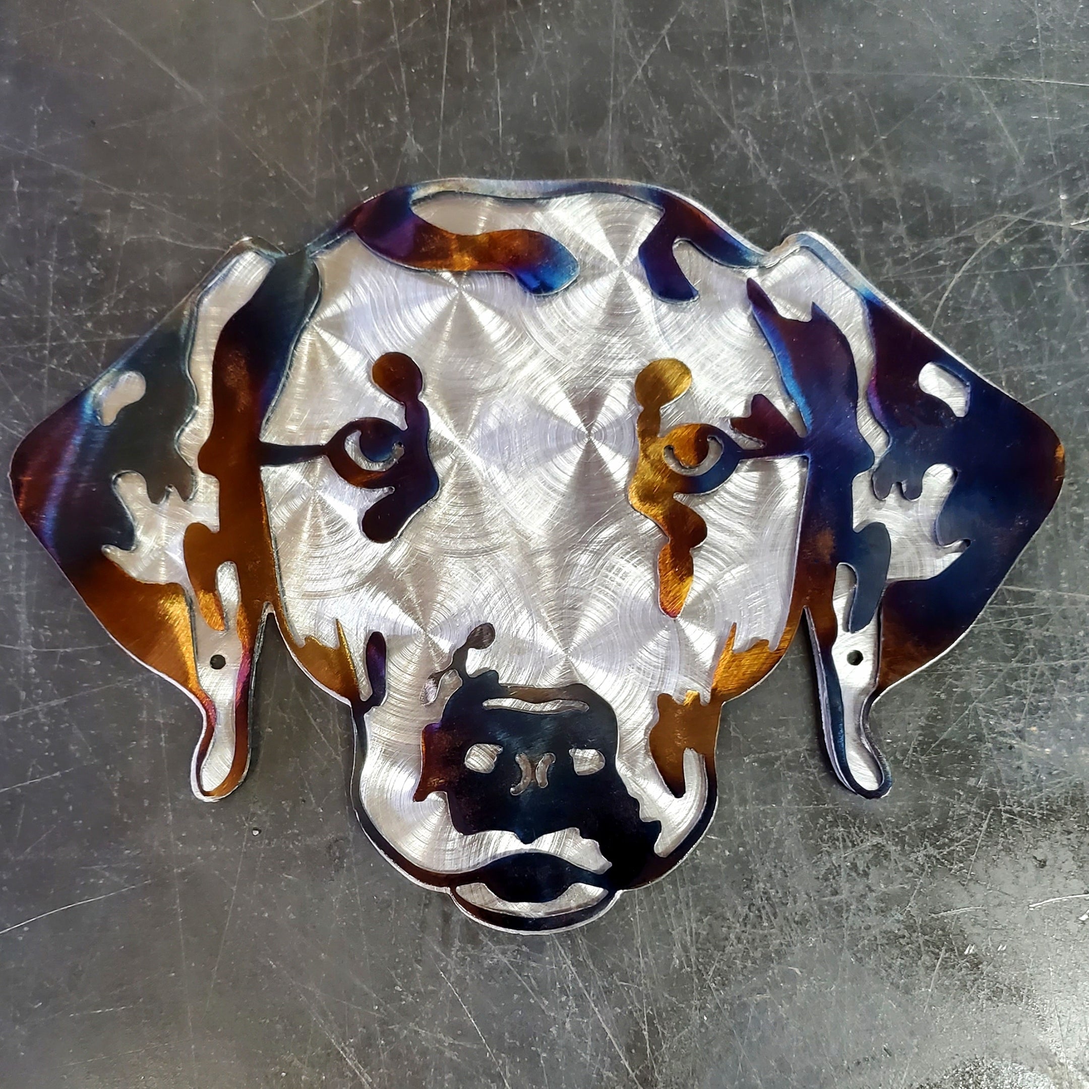 Dalmatian Metal Art