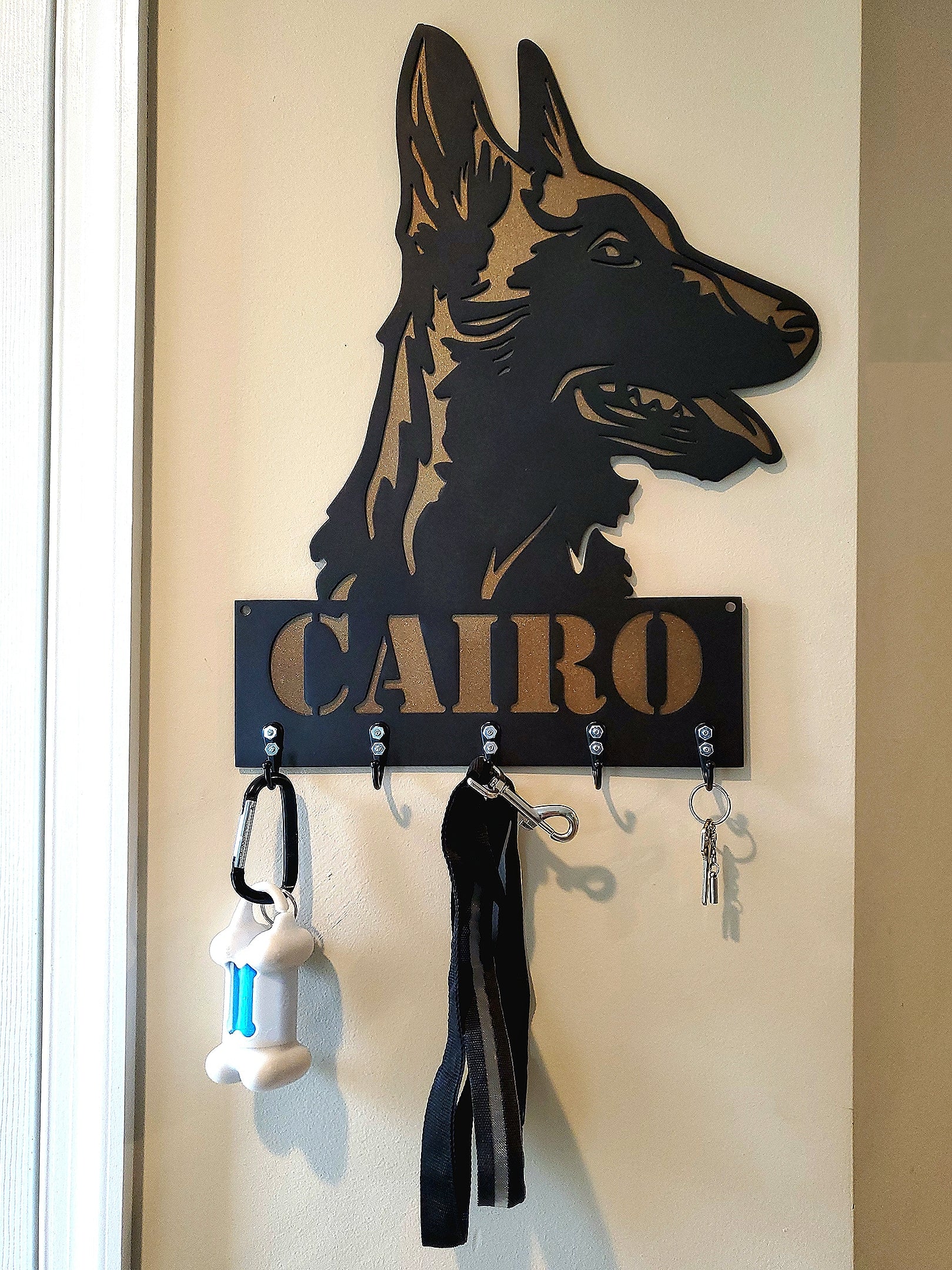Belgian Malinois #2 Key & Leash Hanger