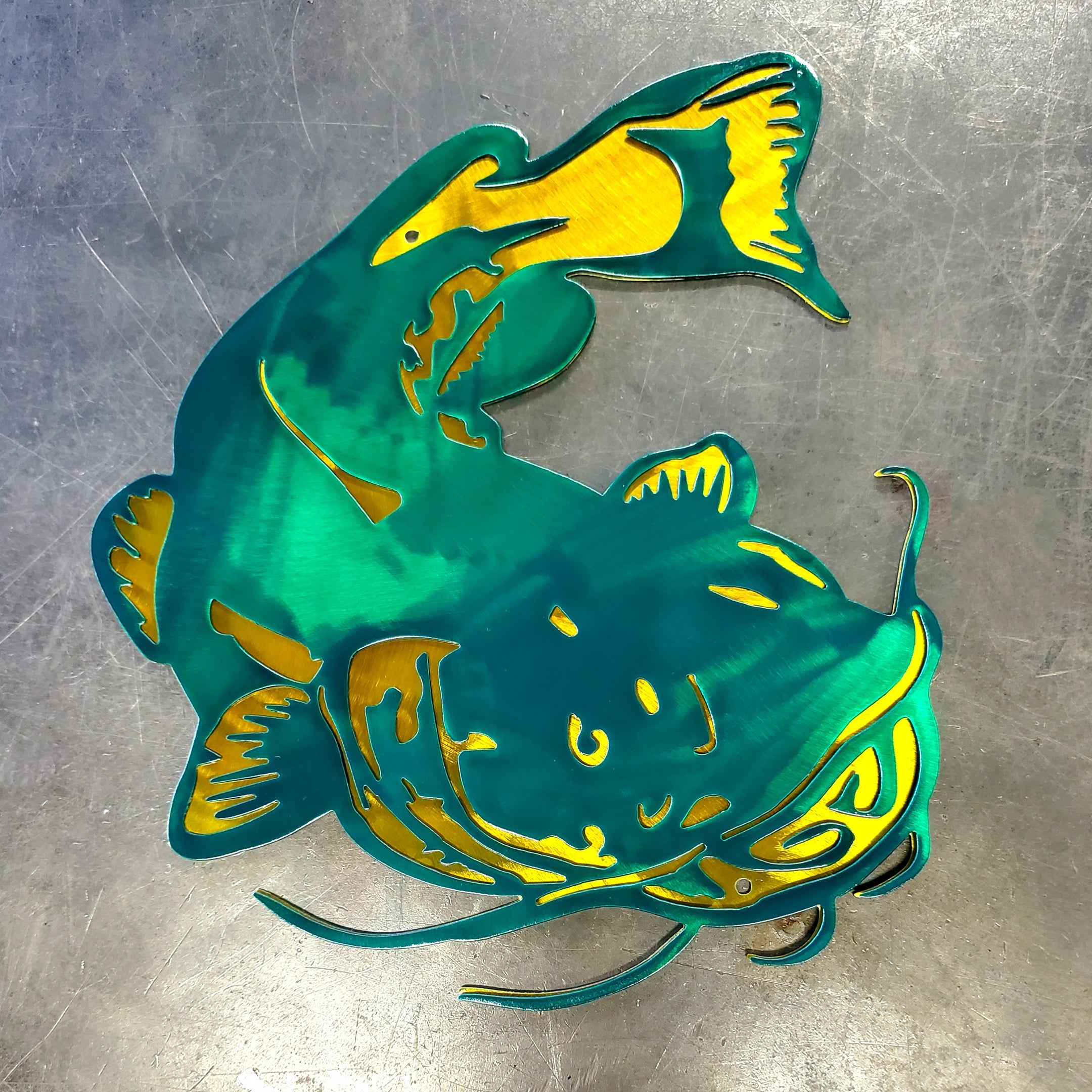 Catfish Metal Art