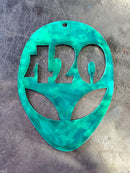 Alien 420 Ornament