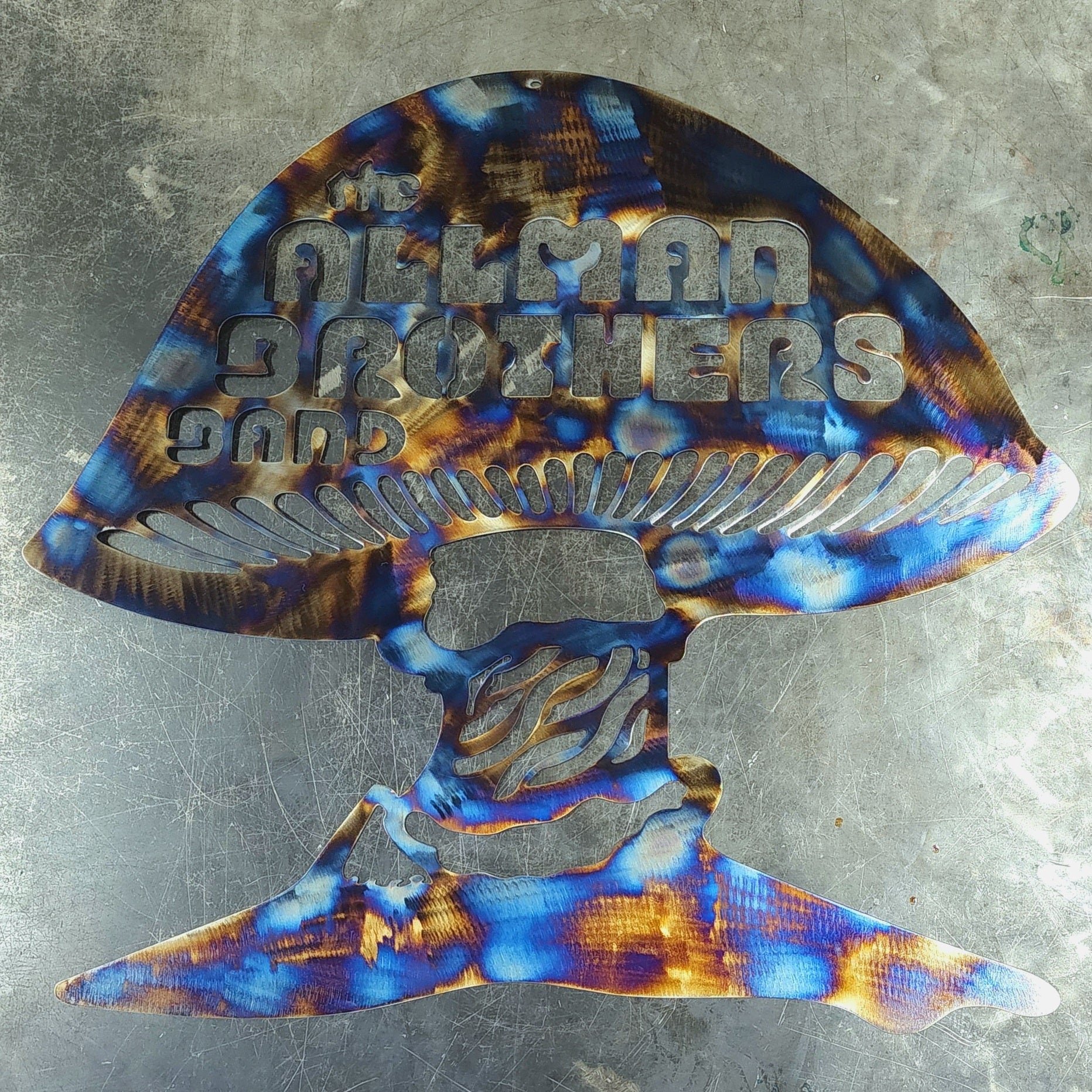 Allman Brothers Metal Art