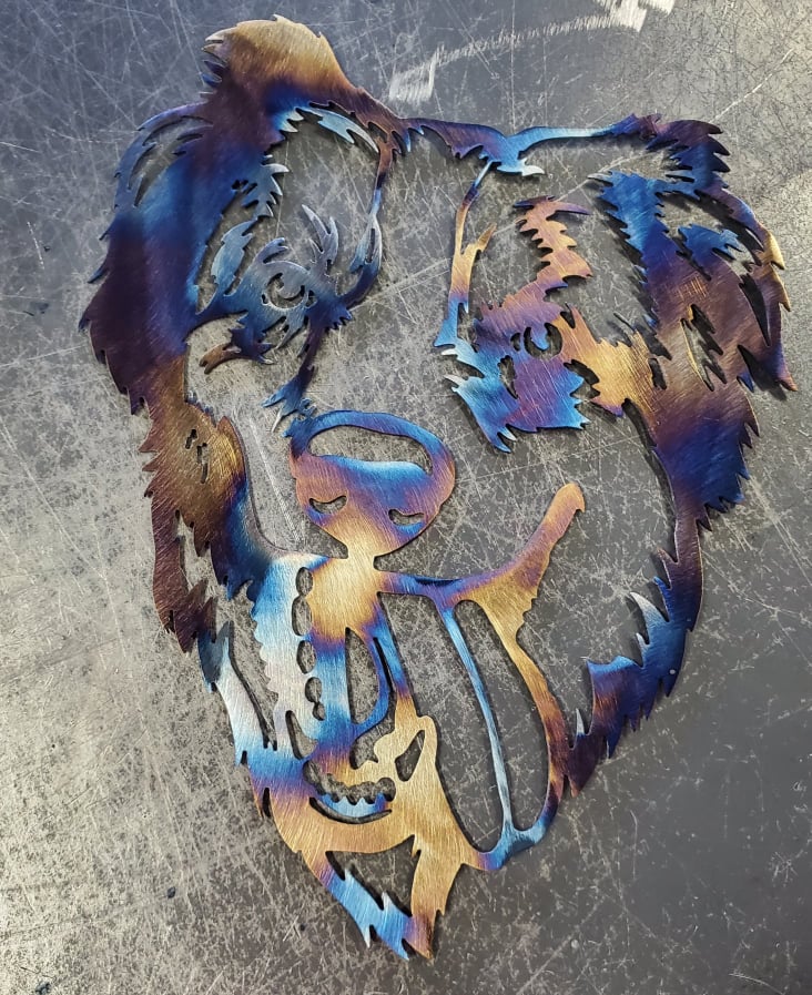 Australian Shepherd #2 Metal Art