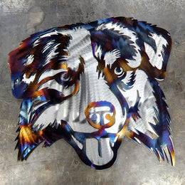 Australian Shepherd Metal Wall Art
