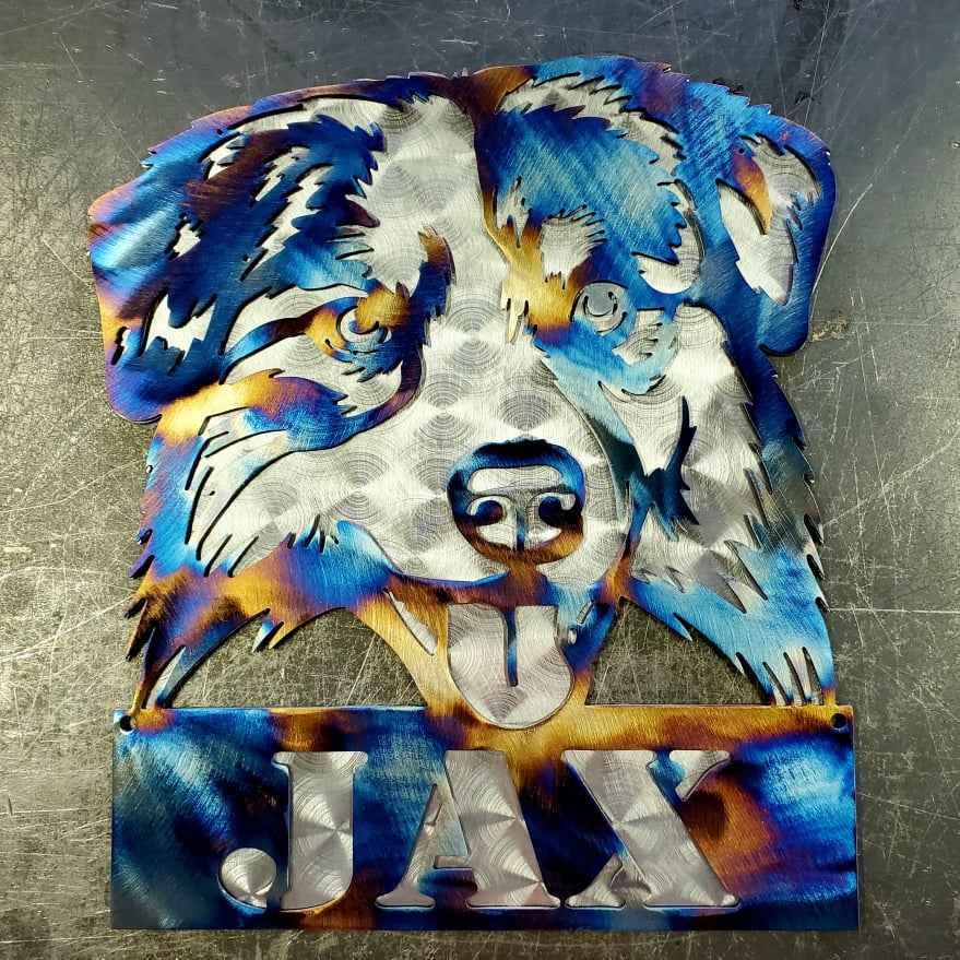 Australian Shepherd #1 Metal Art