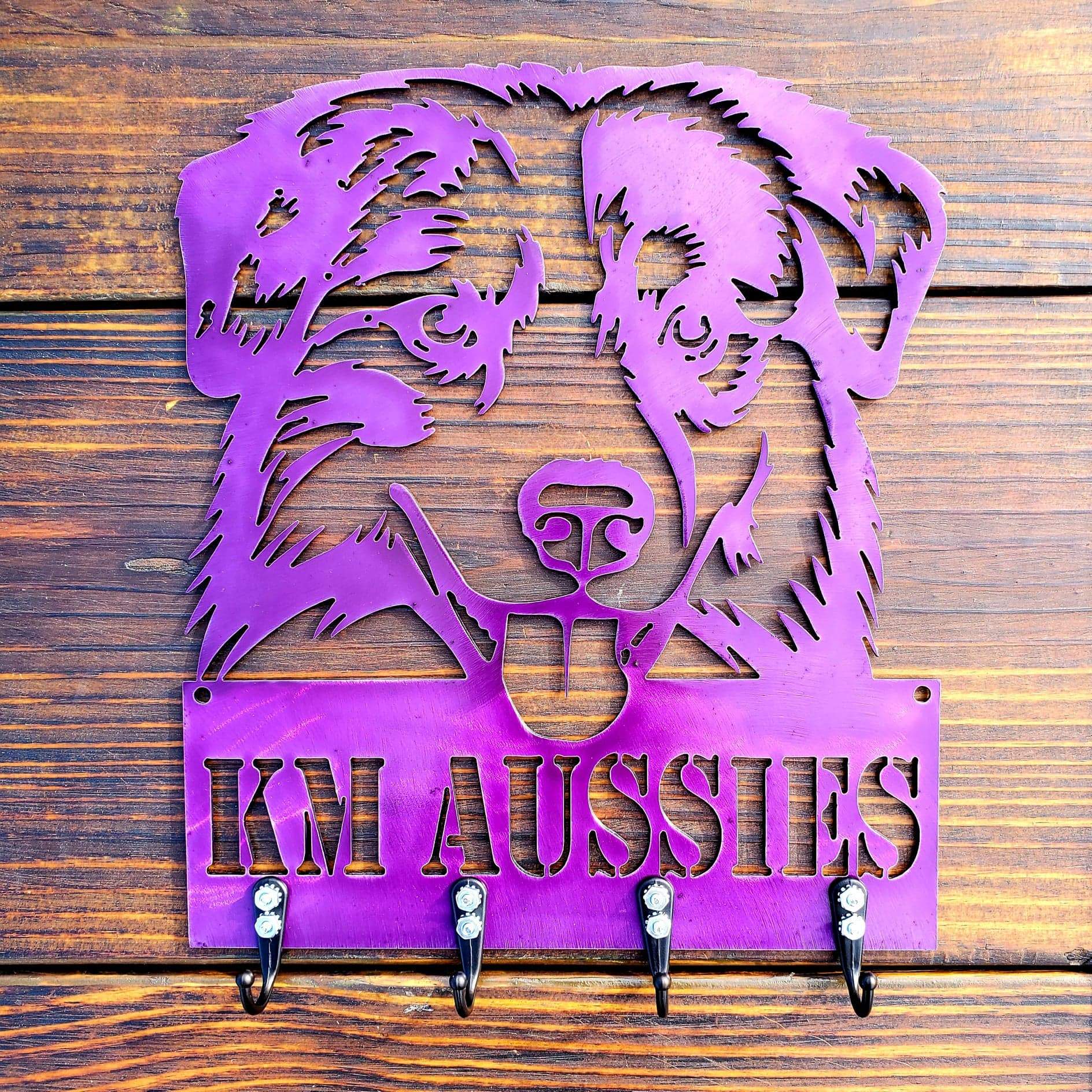 Australian Shepherd #1 Key & Leash Hanger